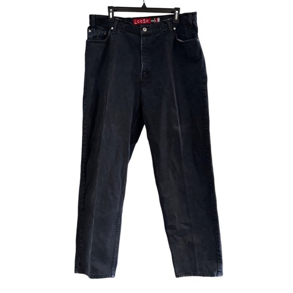 Vintage Levis Silvertab Loose Jeans Dark Wash Mens Size 38 32 - Picture 1 of 6